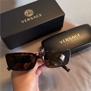 Versace Brown/Tortoise Sunglasses
